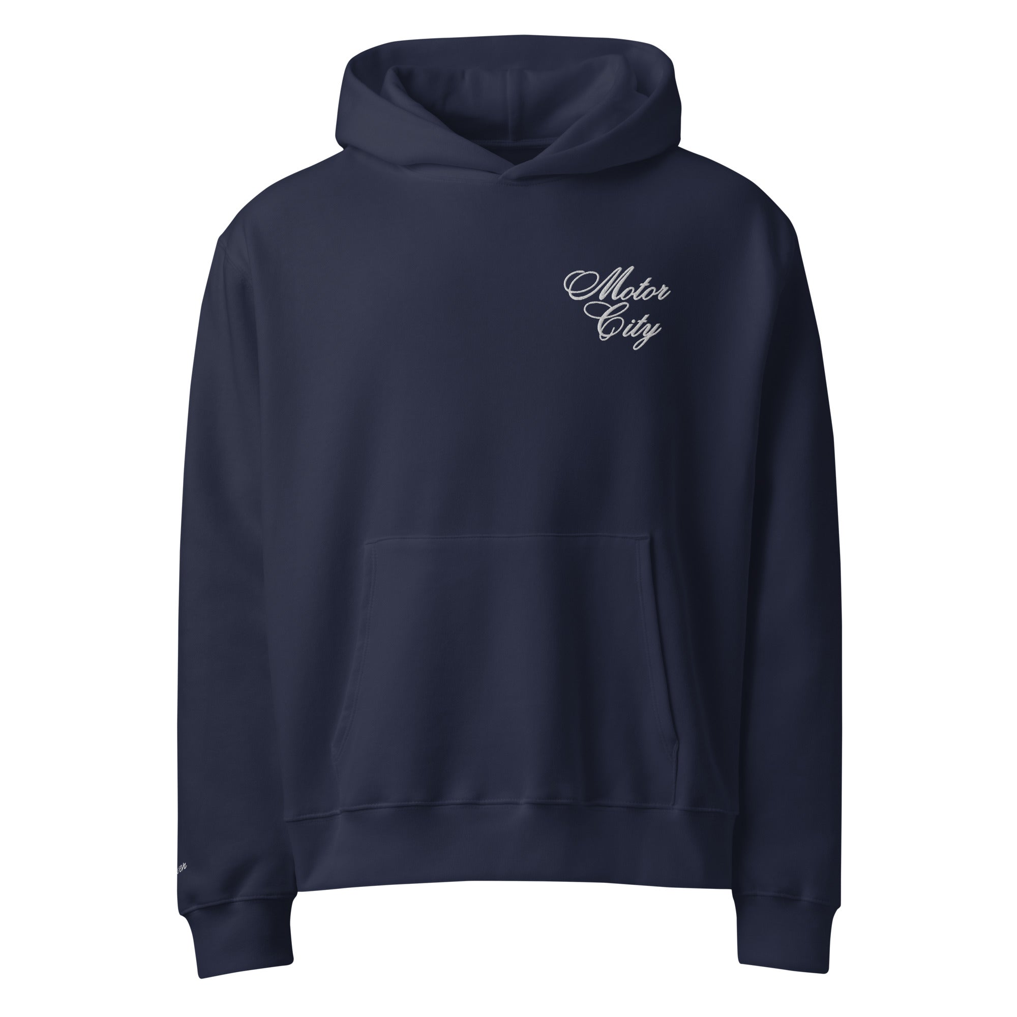 Relaxed Motor City Baseball Hoodie