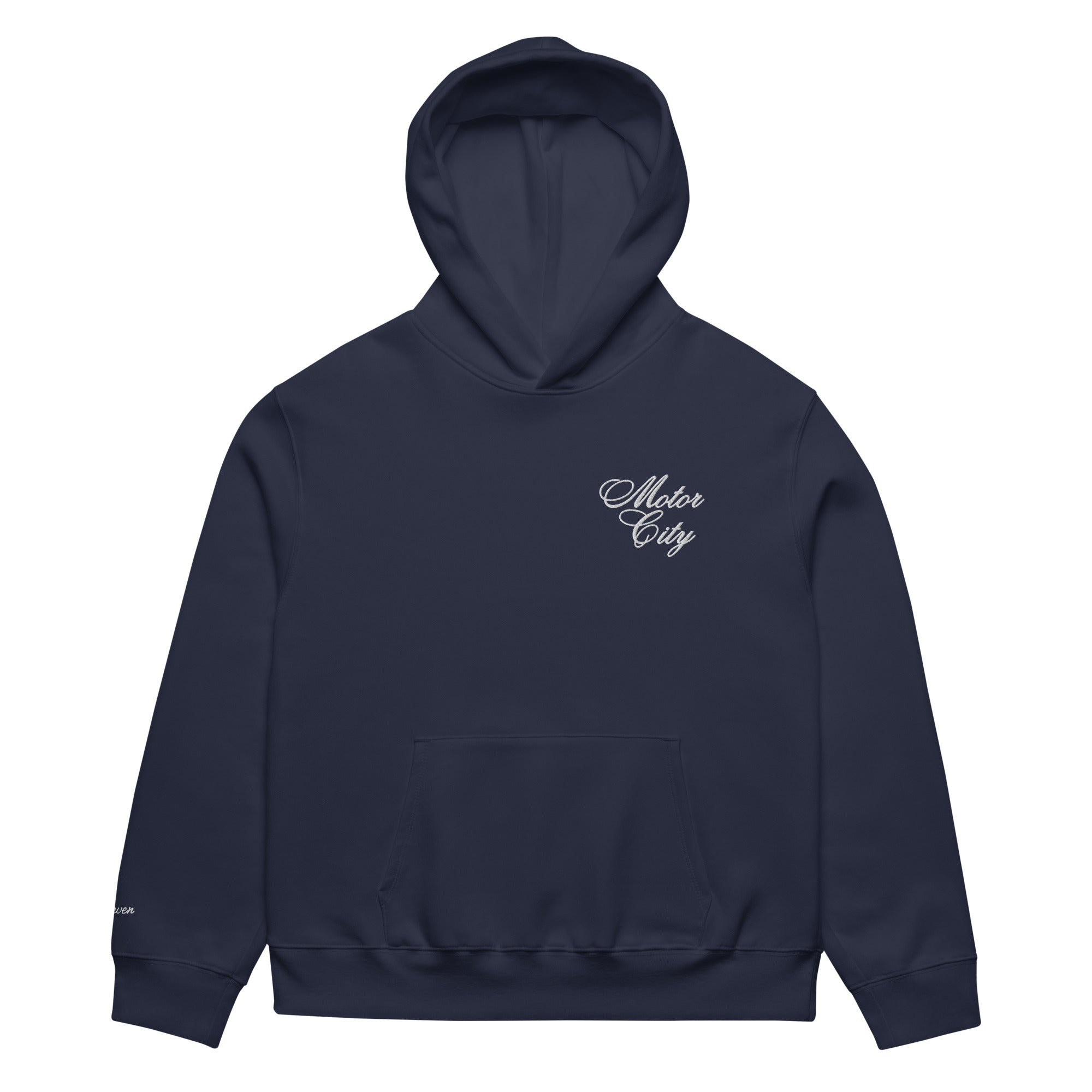 Relaxed Motor City Baseball Hoodie