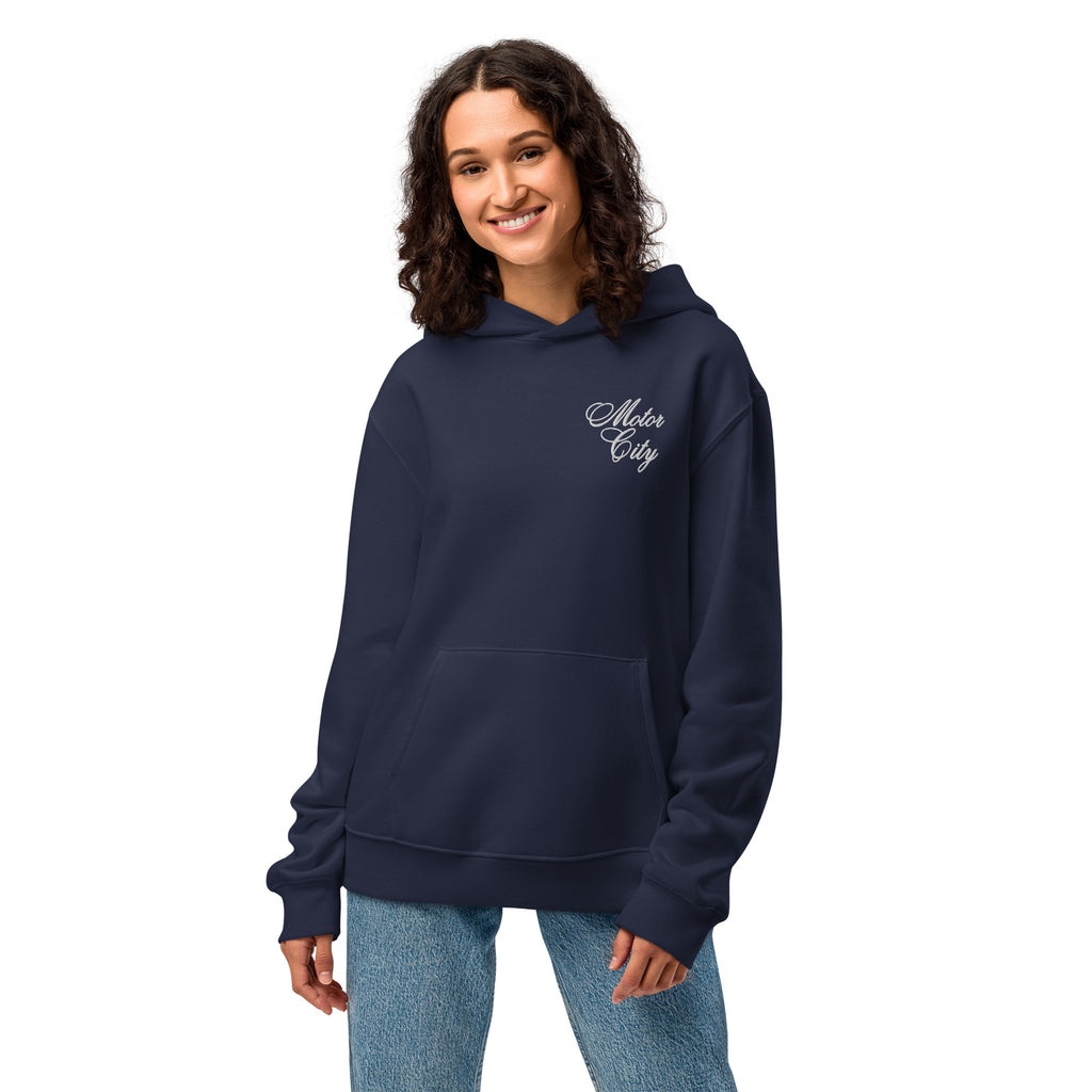 Relaxed Motor City Baseball Hoodie